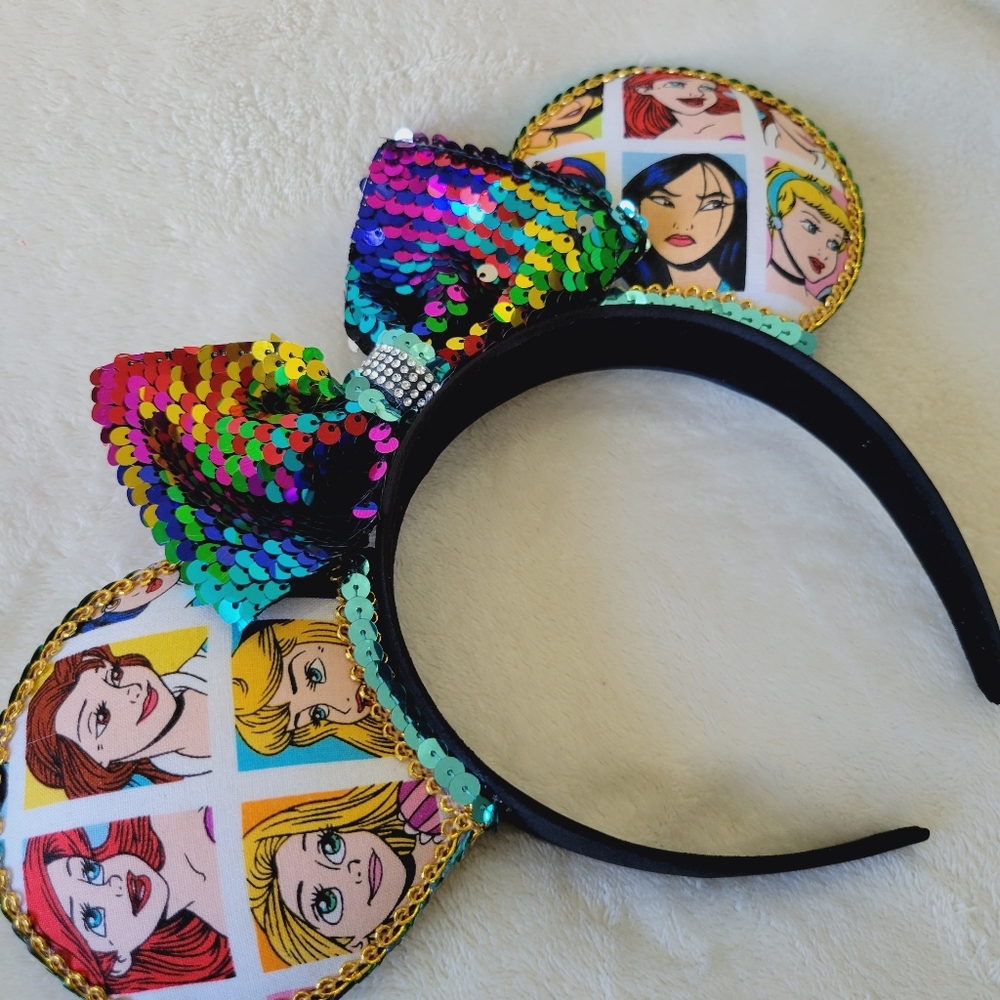 Minnie Mouse Ears and matching mask - Picture 2 of 4